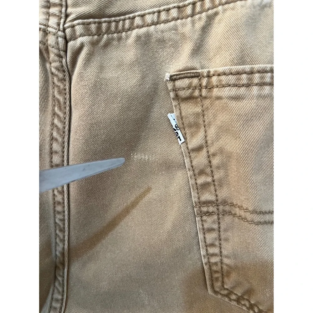 Levis‎ 514 Straight Fit Pants Mens 36x32 Tobacco Brown Tan Cotton Twill